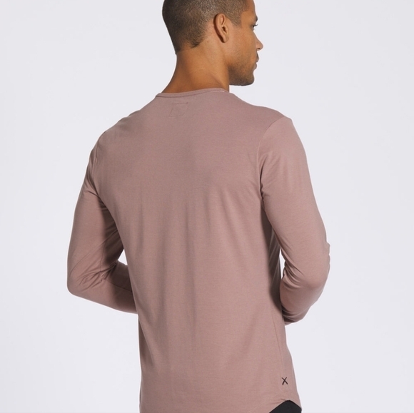 CUTS Mountain Mist Long-Sleeve Crew Neck Curve-Hem Athletic Shirt Size XL - Picture 2 of 8